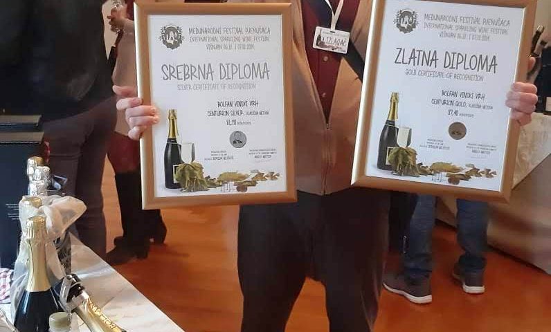 Pjenušac Centurion Gold - zlatni, Višnjan 2019.