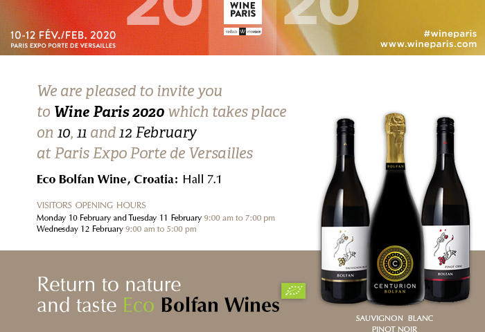 Wine Paris 2020 - Bolfan wines