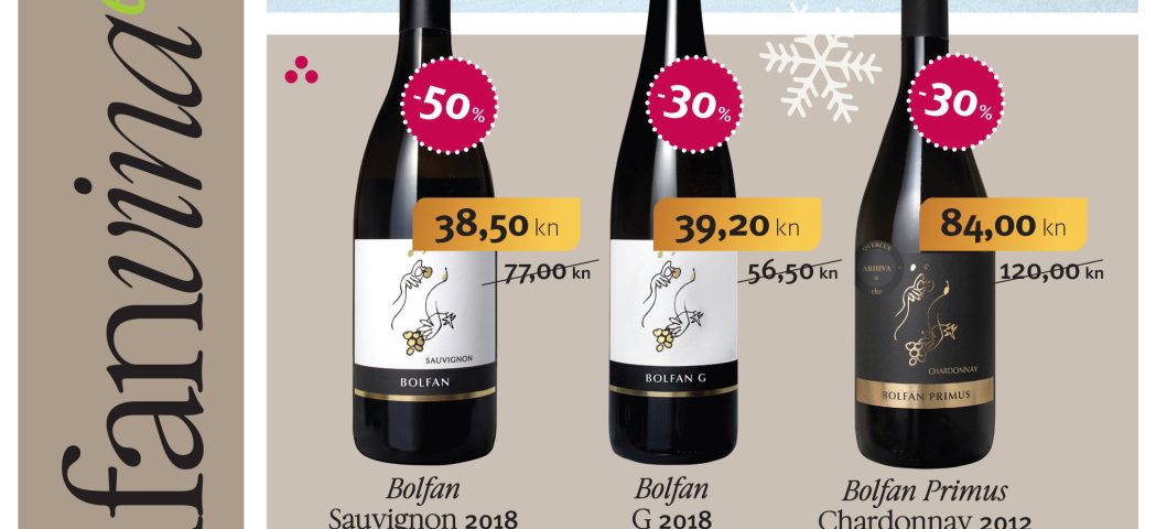 Božićno pokloni BOLFAN vina - 2021