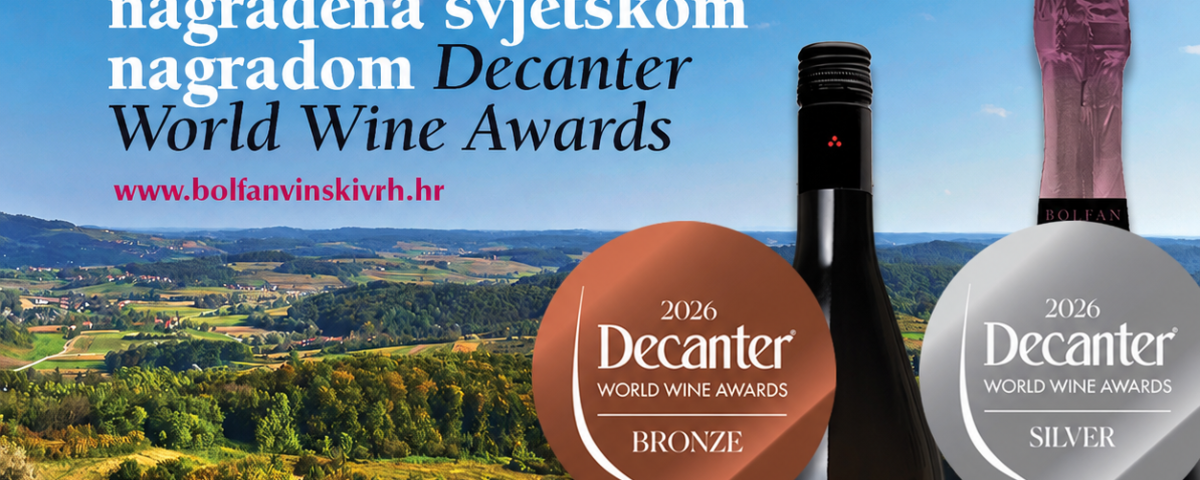 Decanter 2026 – dvostruki uspjeh za eko vina s Bolfan Vinskog Vrha!